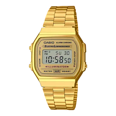 Casio A168WG-9WDF Classic Model Unisex Gold Digital Watch