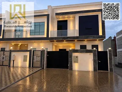 فيلا فاخرة للبيع في عجمان، منطقة الحليو - موقع متميز، السعر يشمل رسوم التسجيل ونقل الملكية