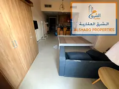In Ajman, Al Nuaimiya 1, Tower C With private parking Separate kitchen American style Furnished free