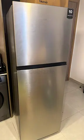 Stainless Steel Top-Freezer Refrigerator - excellent quality Condition