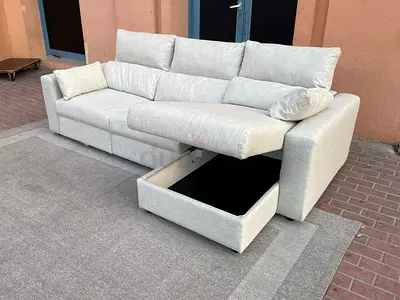 Same like new Condition Ikea Eskelstuna Sofa _ Bed with Storage beige