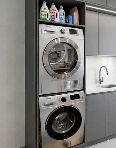 Samsung 8kg Washer & 8kg Dryer Set – 8+8kg | Like-New Condition | Call & WhatsApp