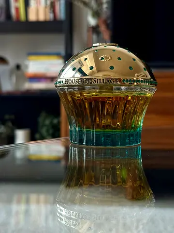 House of Sillage perfume bottle (used) - decorative collector bottle