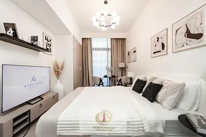 Furnished Studio | Azizi Riviera | Pool & Skyline View