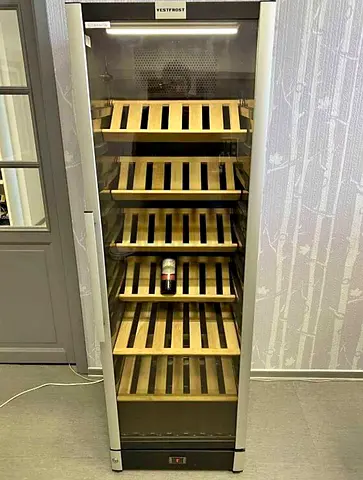 Vestfrost Wine Cooler / Beverage Refrigerator - Tall Unit, Wooden Shelves