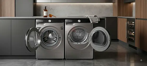 Samsung 9kg Washer & 9kg Dryer Set – Separate Units | Super Clean Condition | Free Delivery