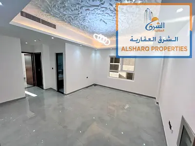 Super deluxe one-bedroom apartment in Al Aaliyah, Ajman, near Mohammed Bin Zayed University. Luxurious finishes, 2 bathrooms, central air conditioning