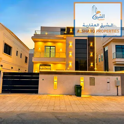 Al Helio 2 Ajman Villa with 6 Bedrooms, Private Pool, Roof, Spacious Areas, Land 3800 Sqft for Annual Rent.