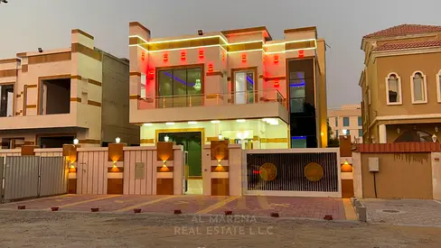 Villa in Rawda 1 with a swimming pool, two floors and a rooftop | 5 master bedrooms | Central air conditioning | Balcony in each room | Price includes
