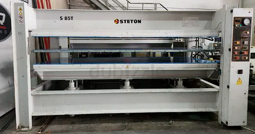 Steton S 85T Hydraulic Hot Press - Large Industrial Panel Press