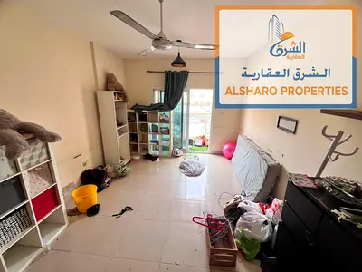 Al Muwaihat 3 - near McDonald's: Spacious one-bedroom apartment with a living room, two bathrooms (including a master suite), owner-maintained, and ea