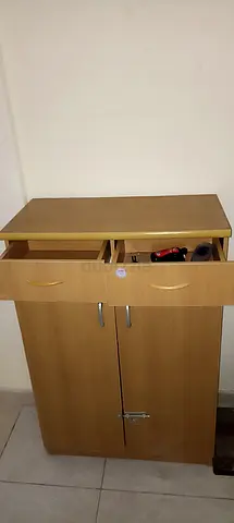 Compact wooden Shoe cabinet