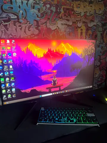 Gaming PC + monitor