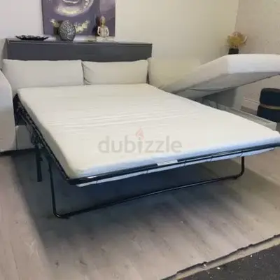 Ikea vimle L shape sofa bed with mattress