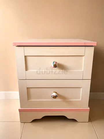 Home Centre Cream & Pink side table - URGENT SALE