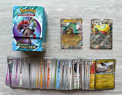 Pokemon JTG journey Together EX Holographic original cards reverse holographic