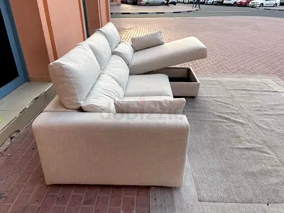 Great Condition IKEÀ __/ ESKELSTUNA Sofa Bed with Storage beige
