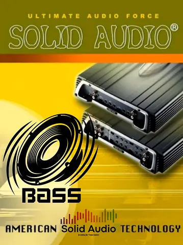 SOLID AUDIO Car Amplifier - Bass Power