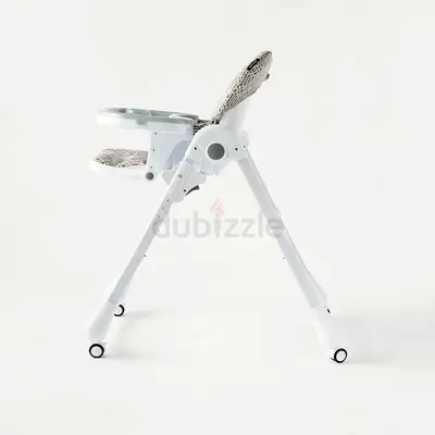 Adjustable Baby High Chair with Patterned Seat