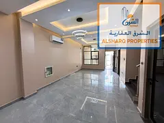 A distinctive villa in Al Zahia, Ajman, with 5 rooms, a majlis, a hall, and a kitchen. Air condition