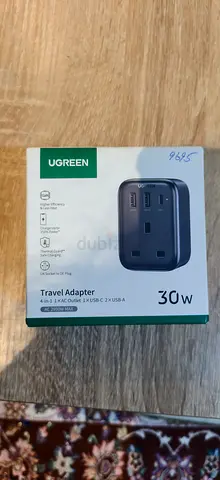 UGREEN 30W Travel Adapter — 4-in-1 UK/US/AU/EU with USB-C & USB-A