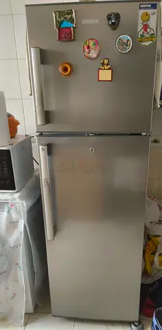 Silver Top-Freezer Refrigerator - Good Working Condition