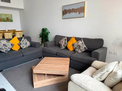 Comfort 3piece,2piece Sofa Set with rotating Coffee Table and Cushions+grey carpet+recliner chair