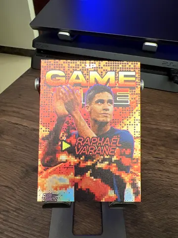Raphael Varane Club Legacyz Game Time prome edition Trading Card /50