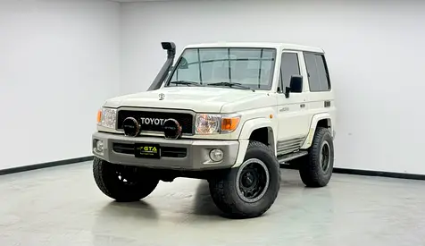 2021 Toyota Land Cruiser 70 Series, Warranty, Service History, Excellent Condition, GCC
