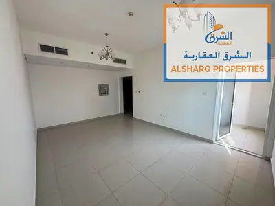 غرفة وصالة للإيجار السنوي في الجرف 2 عجمان خلف داي تو داي بمساحة كبيرة وبلكونة وغرفة ماستر