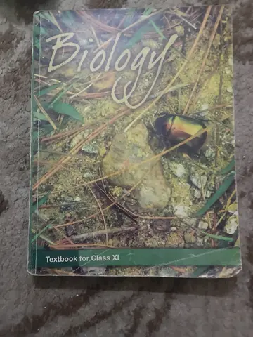 Biology Textbook for Class XI - College/School Science Book
