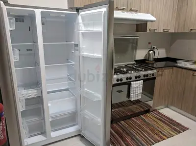 Large double-door refrigerator - excellent working condition