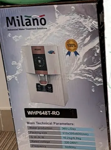 Milano WHP648T-RO Water Purifier - 360L/Day, Wall-mounted RO Unit (Like New Box) - Negotiable