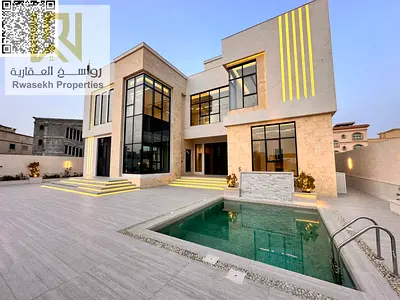 Luxury Villa for Sale in Al Yasmeen, Ajman | 6 Master Bedrooms | Private Pool | 8,200 Sq.Ft Plot | High-End Super Deluxe Finishing | Prime Location