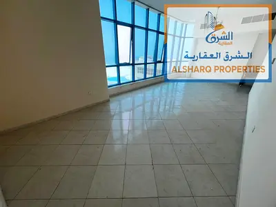 كورنيش عجمان | غرفتين وصالة | إطلالة بحرية مباشرة | بلكونة | 43 ألف