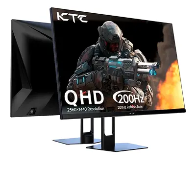 KTC 27 Inch QHD Gaming Monitor, 2K 180Hz 1ms Fast IPS Computer Monitor, HDR 1440P with Adaptive Sync