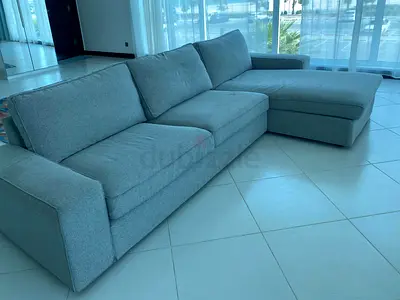 Ikea kivik L shape sofa Gray Excellent Condition