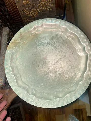 Antique brass plate
