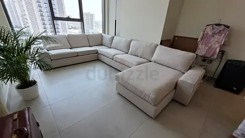 Comfortable Ikea Kivik U Shape Sofa Beige
