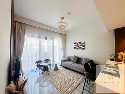 Furnished 1BR Apartment | Azizi Beach Oasis | Balcony & Pool View