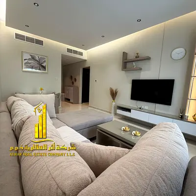 ✨ Luxury apartment for monthly rent, one bedroom and a hall with an open view, fully furnished with elegant furniture and a fully equipped kitchen