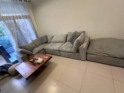 Pan Emirates Feather filled Sofa