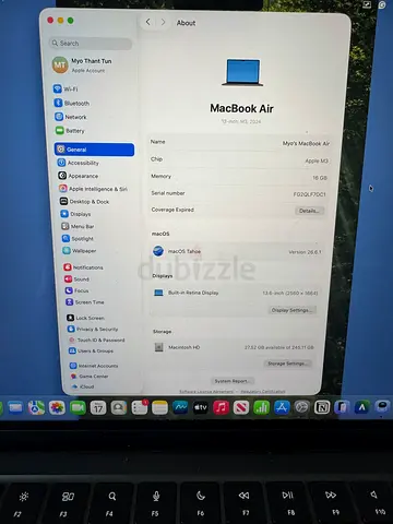 Apple MacBook Air (M3) - 13-inch, Midnight , Good Condition