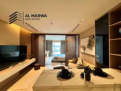 Luxury Fully Furnished Studio | Private Beach | Upgraded Interiors | AC & Parking Free