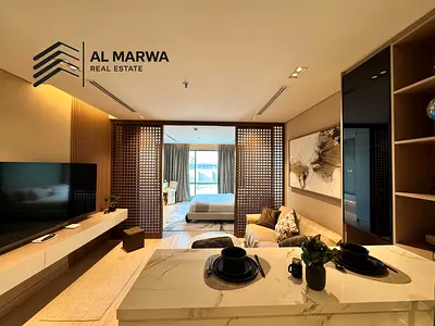Luxury Fully Furnished Studio | Private Beach | Upgraded Interiors | AC & Parking Free