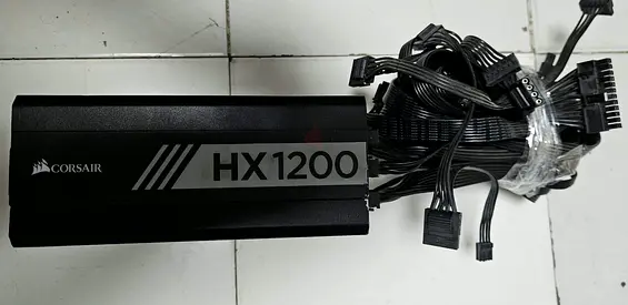 Corsair HX Series, HX1200 1200W 80+ Platinum Certified Fully Modular Gaming PSU Power Supply