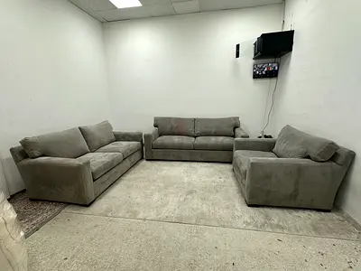 Still brand new crate&barrel six seater sofa