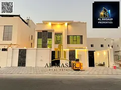 Luxury villa in Al-Aliya area, all-inclusive price, opposite the mosque. Freehold ownership for all