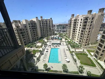 Unfurnished + Maid Room | High Floor | Pool view