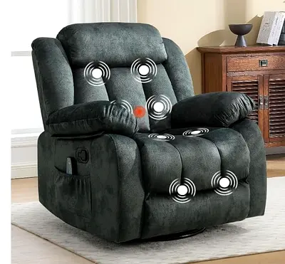 Massage Recliner Chair 3 Position Reclining